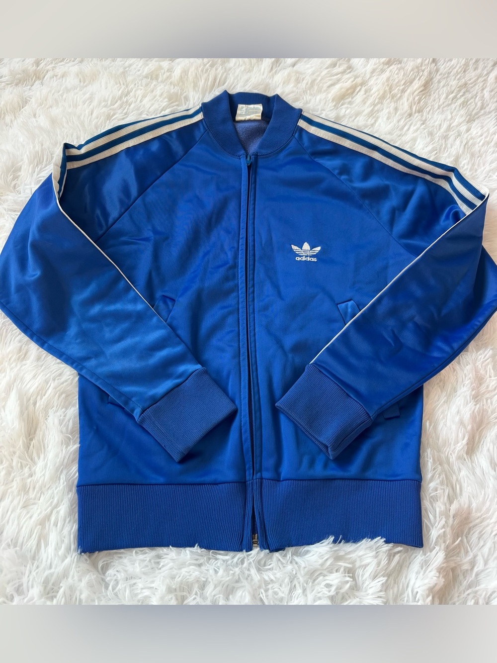 Vintage 80's Adidas Atp Keyrolan Blue/White Tracksuit… - Gem